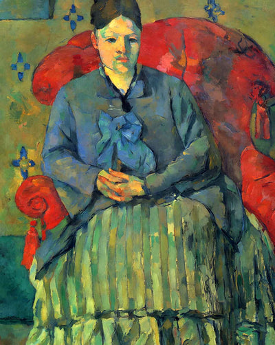 Portrait of Madame Cezanne painting by Paul Cezanne (1878)