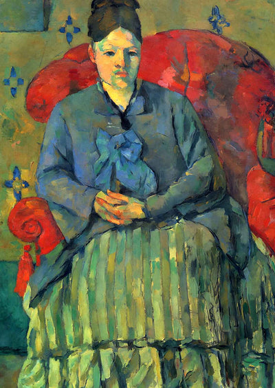 Portrait of Madame Cezanne Fine Art Print 1878 by Paul Cezanne (6 Sizes)