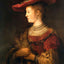 Portrait of Saskia Van Uylenburgh 1634 Painting by Rembrandt Art Print (6 Sizes)