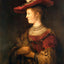 Portrait of Saskia Van Uylenburgh 1634 Painting by Rembrandt Art Print (6 Sizes)
