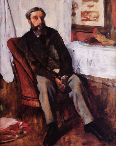 Portrait of a Man art print by Edgar Degas (1866)