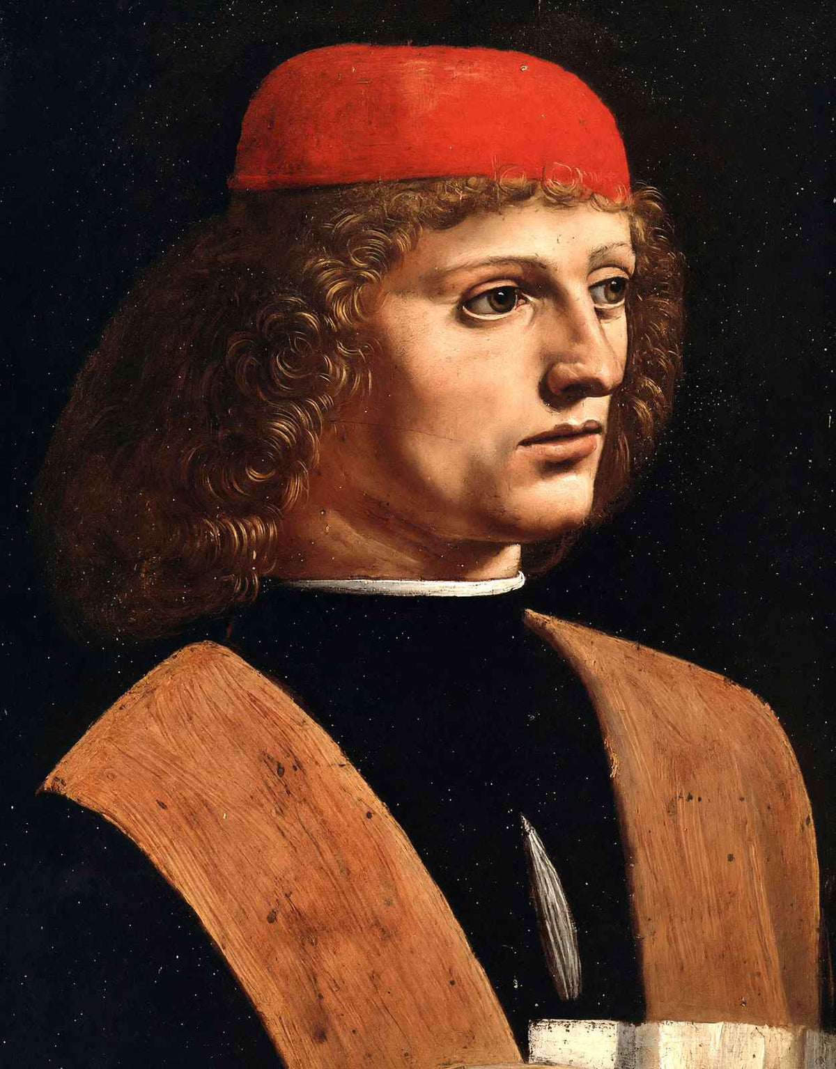 Portrait of a Musician 1487 Painting by Leonardo da Vinci Art Print (6 Sizes)