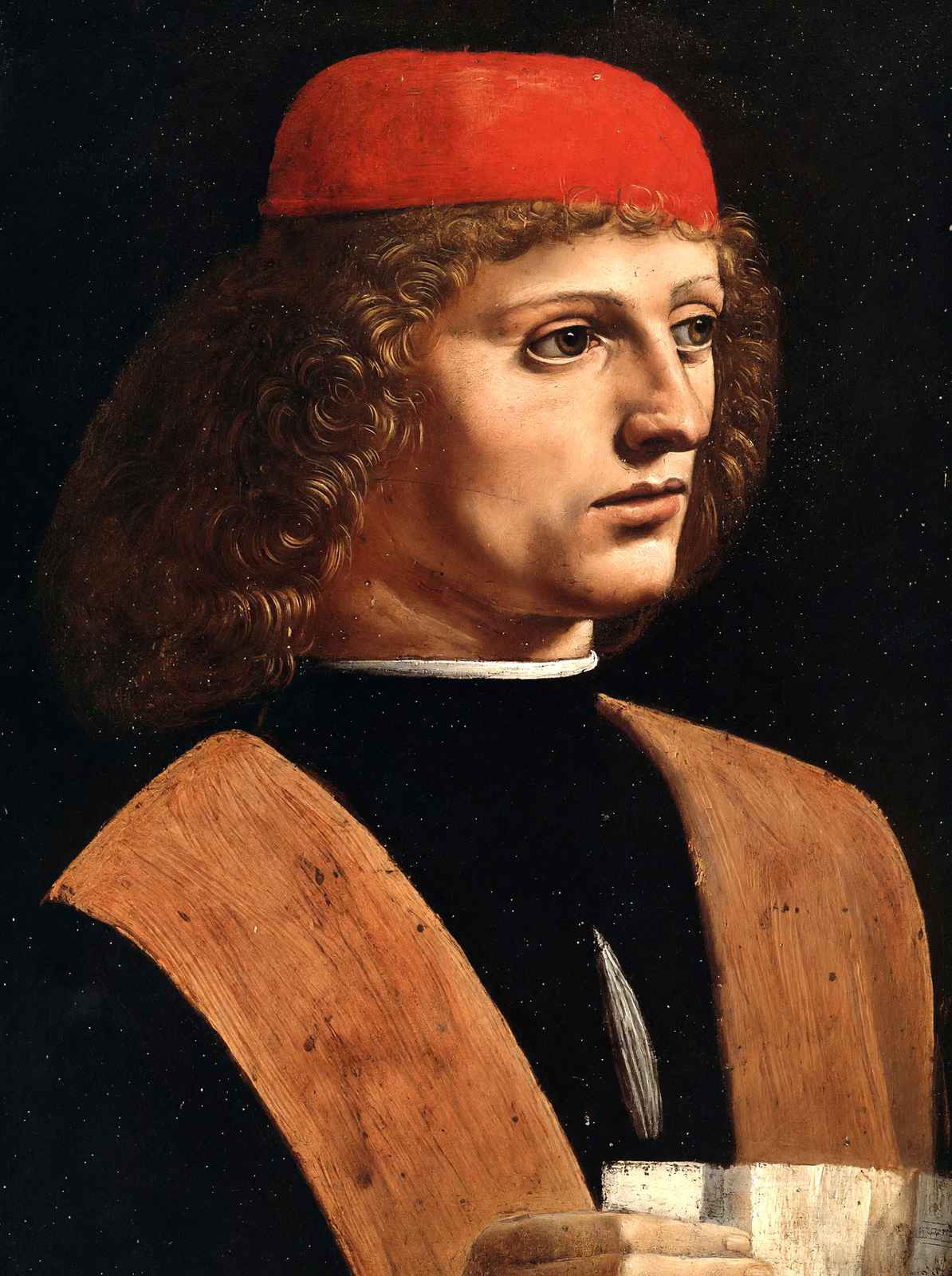 Portrait of a Musician 1487 Painting by Leonardo da Vinci Art Print (6 Sizes)