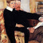 Portrait of Alexander J. Cassat and His Son Robert Kelso 1885 Print