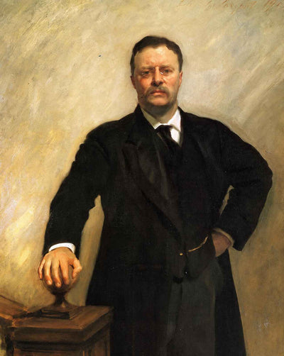 Portrait of Theodore Roosevelt fine art print by John Singer Sargent (1903)