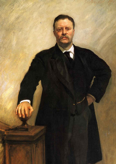 Portrait of Theodore Roosevelt Art Print 1903 by John Singer Sargent (6 Sizes)