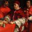 Portraits of Leo X, Cardinal Luigi De' Rossi and Giulio 1518 Print (6 Sizes)