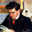Portrait of Rodo Pissarro Reading Art Print 1900 by Camille Pissarro (6 Sizes)