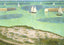 Port-En-Bessin Entrance to the Harbor 1888 by Georges Seurat Art Print (6 Sizes)