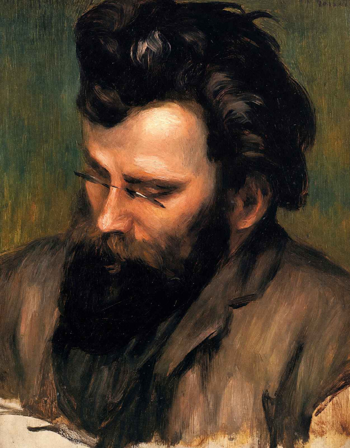 Portrait of Charles Terrasse 1895 by Pierre-Auguste Renoir Art Print (6 Sizes)