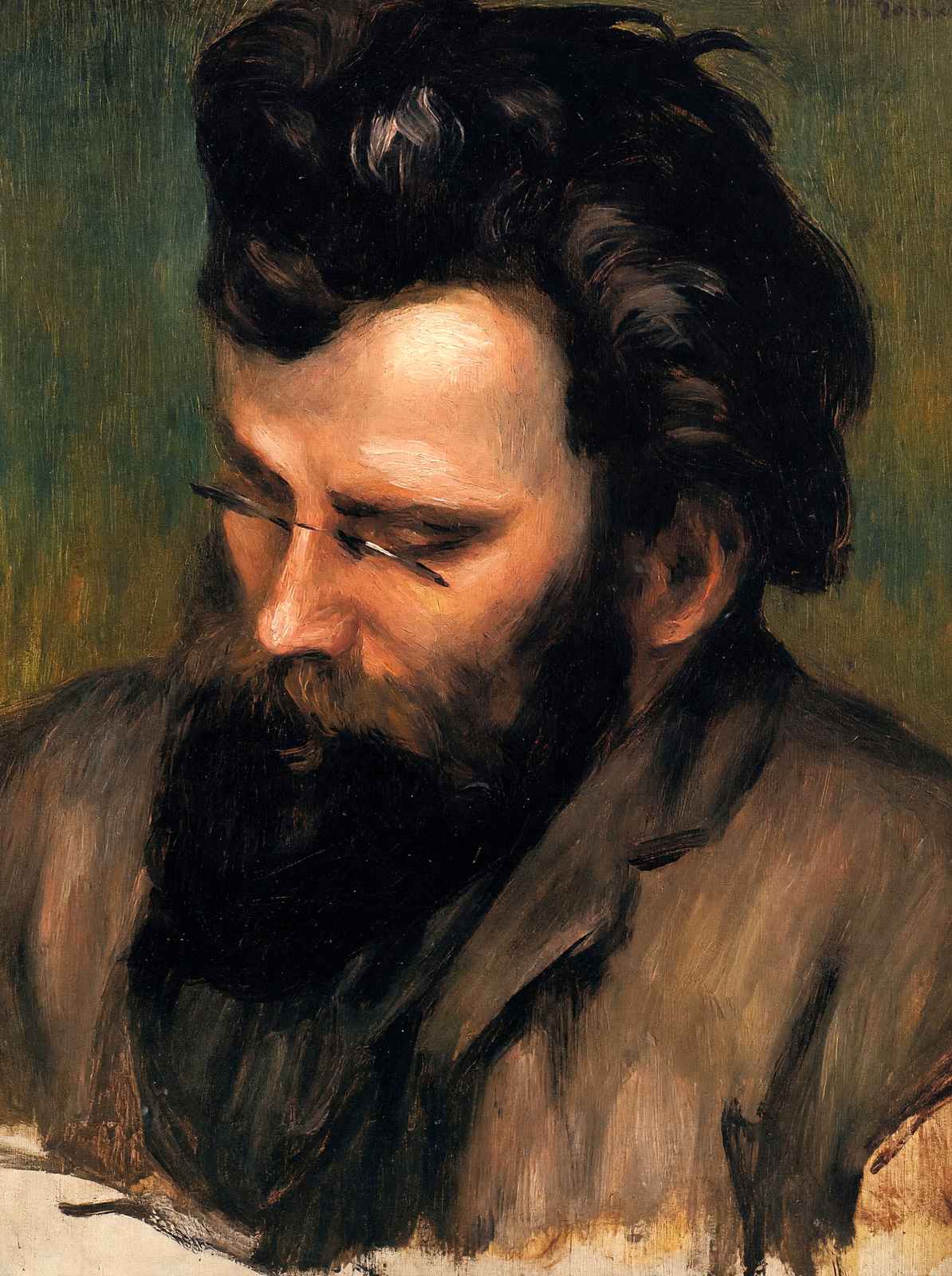 Portrait of Charles Terrasse 1895 by Pierre-Auguste Renoir Art Print (6 Sizes)