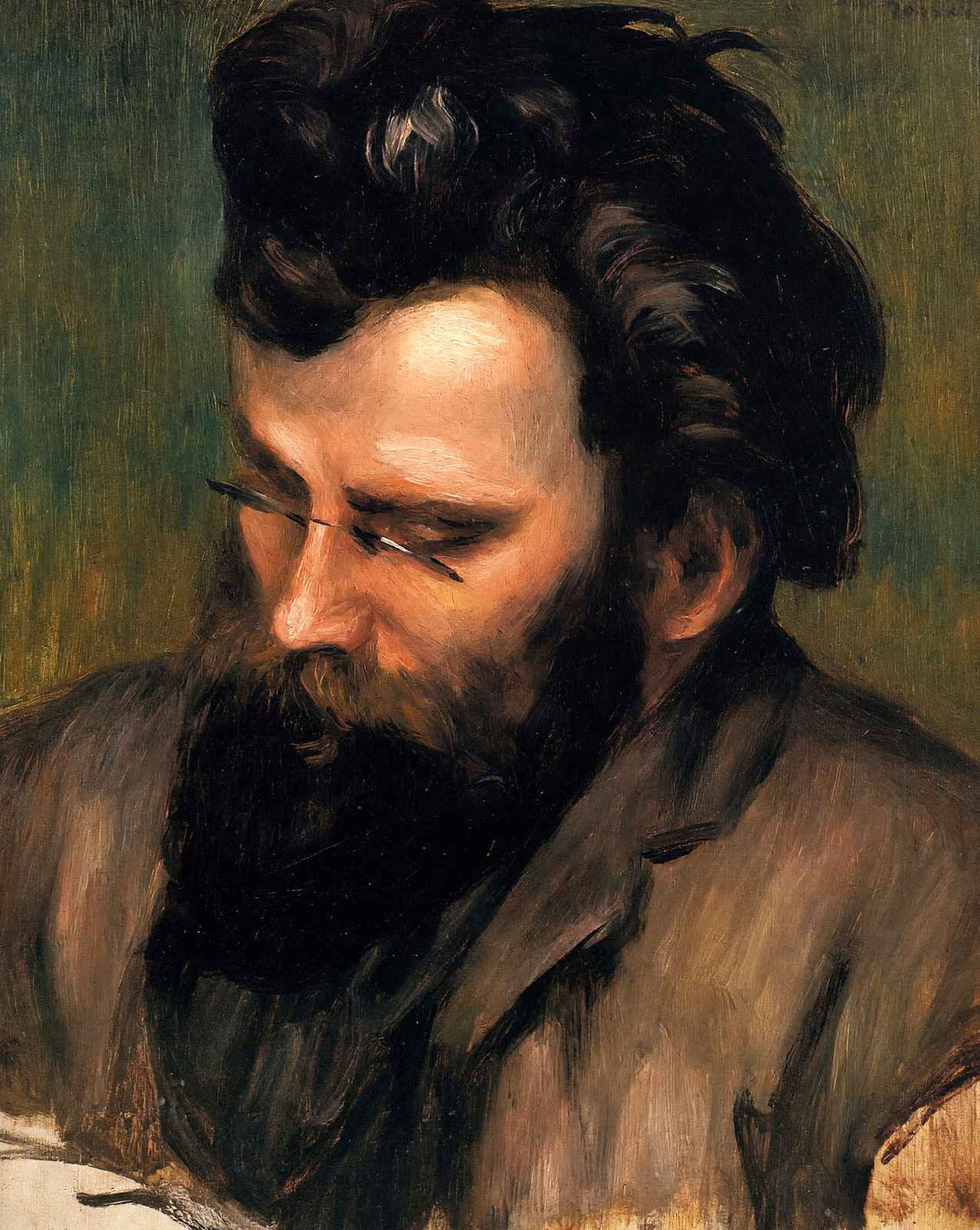 Portrait of Charles Terrasse painting by Pierre-Auguste Renoir (1895)
