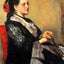 Portrait of a Lady of Seville Fine Art Print 1873 by Mary Cassatt (6 Sizes)