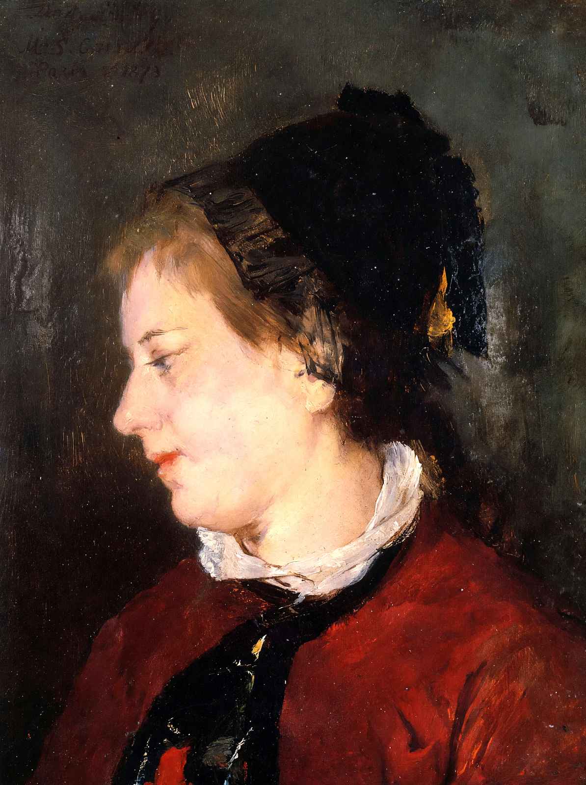 Portrait of Madame Sisley Fine Art Print 1873 Painting by Mary Cassatt (6 Sizes)