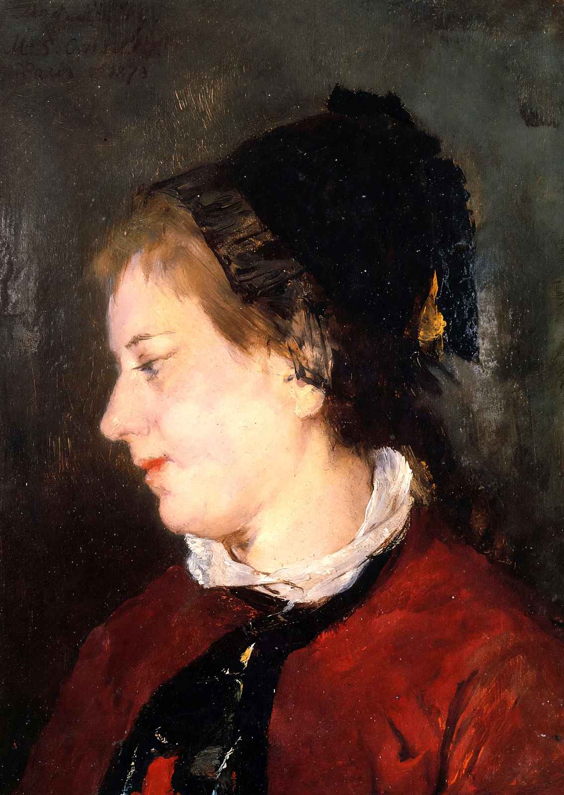 Portrait of Madame Sisley Fine Art Print 1873 Painting by Mary Cassatt (6 Sizes)