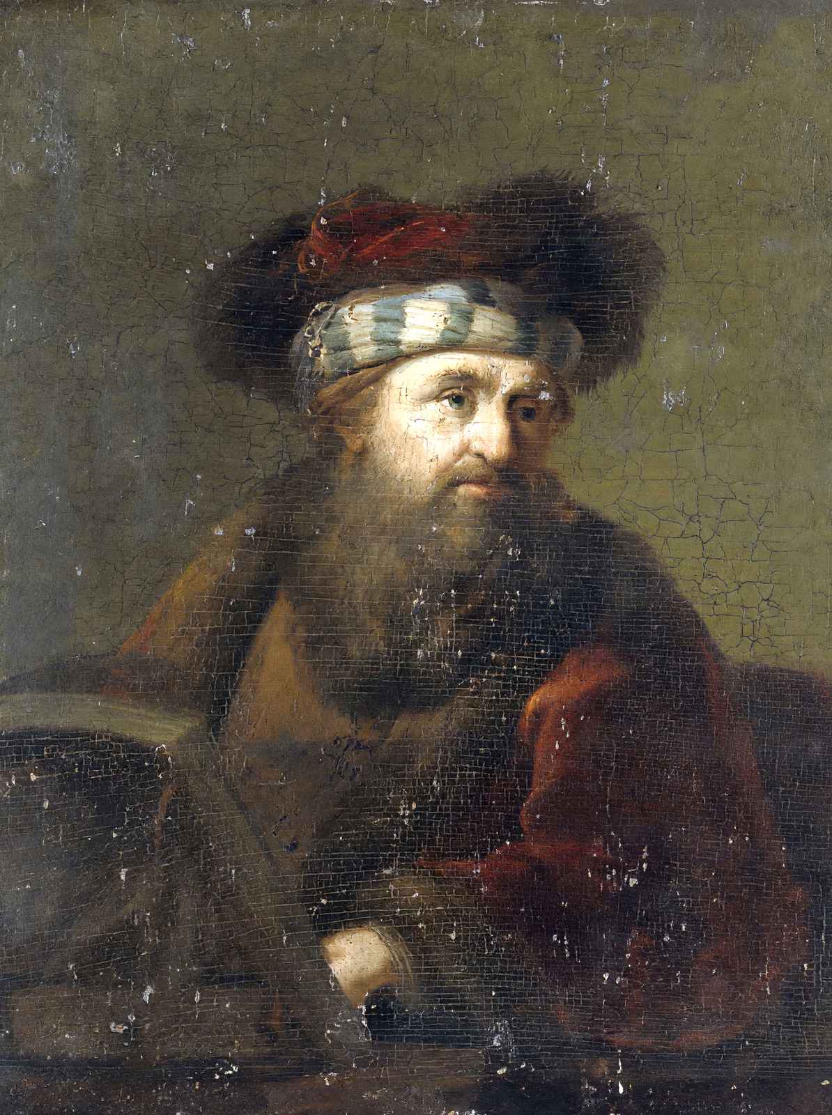 Portrait of a Rabbi Art Print 1657 Painting by Rembrandt (6 Sizes)