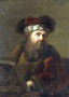 Portrait of a Rabbi Art Print 1657 Painting by Rembrandt (6 Sizes)