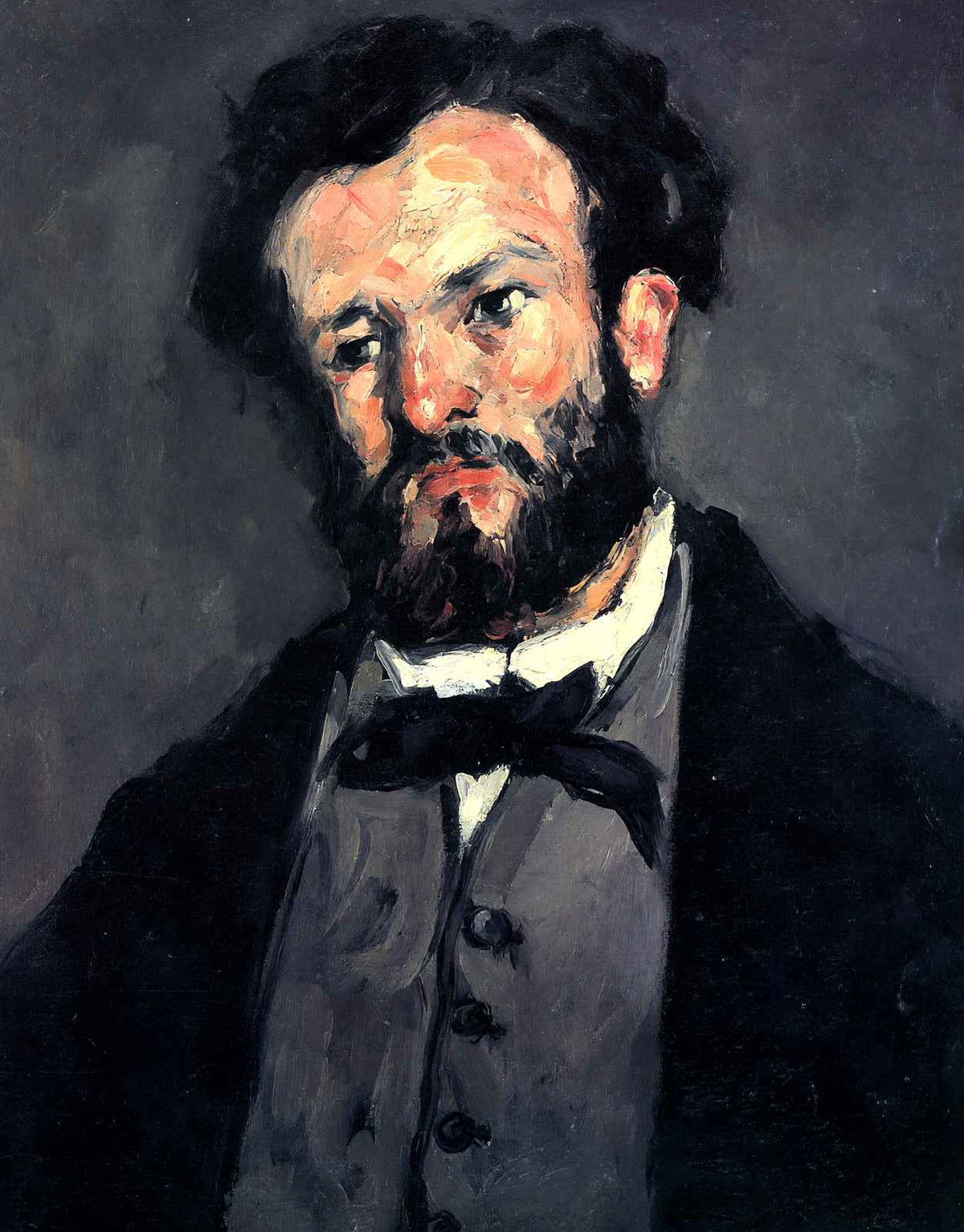 Portrait of Anthony Valabregue Art Print 1870 Painting by Paul Cezanne (6 Sizes)