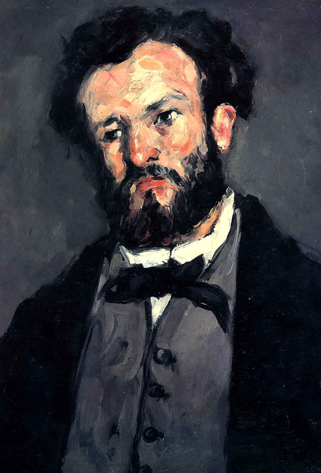 Portrait of Anthony Valabregue Art Print 1870 Painting by Paul Cezanne (6 Sizes)