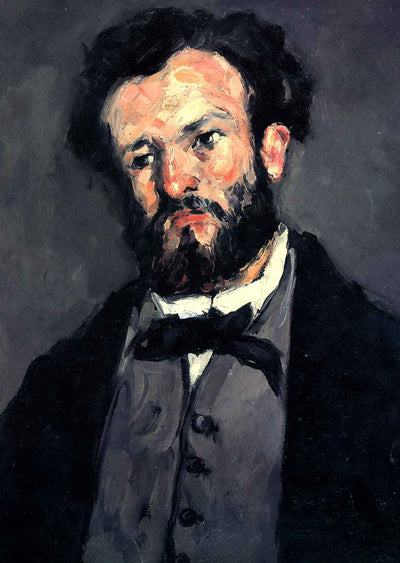 Portrait of Anthony Valabregue Art Print 1870 Painting by Paul Cezanne (6 Sizes)