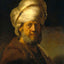 Portrait of a Man in Oriental Garment fine art print by Rembrandt (1635)