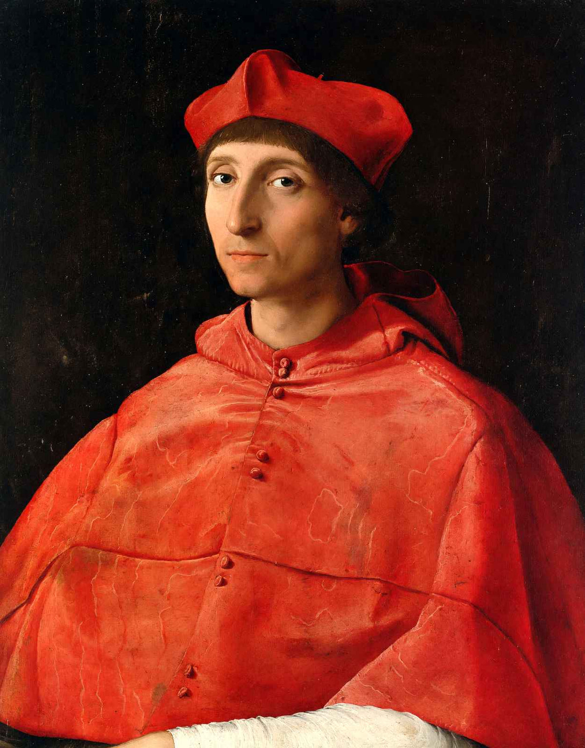 Portrait of a Cardinal Fine Art Print 1510 Painting by Raphael (6 Sizes)