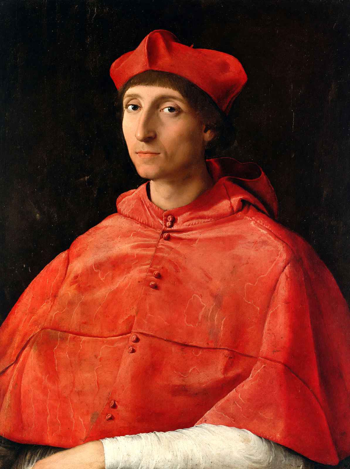 Portrait of a Cardinal Fine Art Print 1510 Painting by Raphael (6 Sizes)