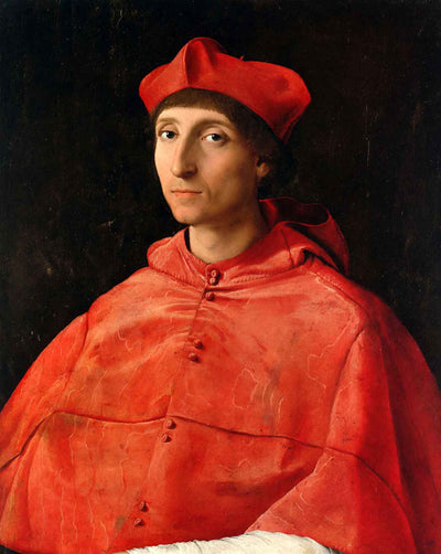 Portrait of a Cardinal art print by Raphael (1510)
