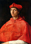 Portrait of a Cardinal Fine Art Print 1510 Painting by Raphael (6 Sizes)