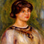 Portrait of Marie Lestringuez art print by Pierre-Auguste Renoir (1912)