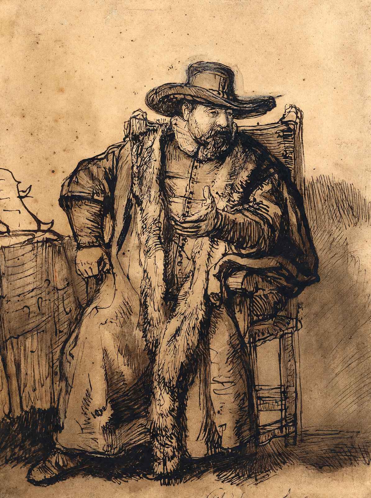Portrait of Cornelis Claesz 1640 Painting by Rembrandt Art Print (6 Sizes)