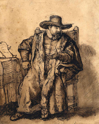 Portrait of Cornelis Claesz art print by Rembrandt (1640)