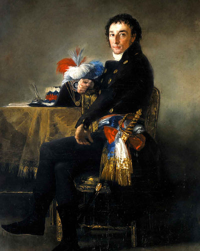 Portrait of Ferdinand Guillemardet painting print by Francisco Goya (1798)