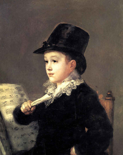 Portrait of Mariano Goya art print by Francisco Goya (1814)