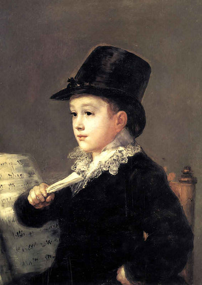 Portrait of Mariano Goya 1814 Painting by Francisco Goya Art Print (6 Sizes)