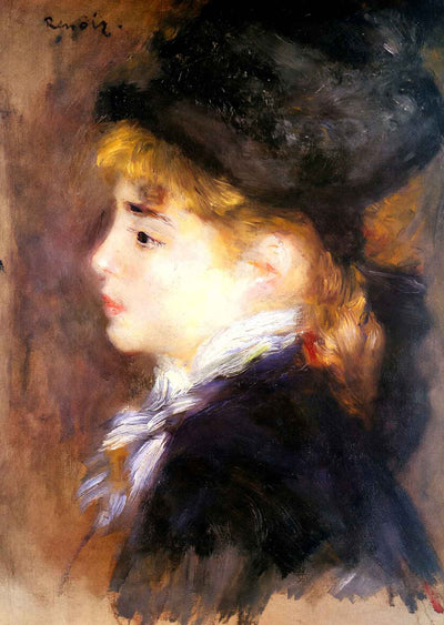 Portrait of Margot (Portrait of a Model) 1877 by Renoir Art Print (6 Sizes)