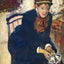 Portrait of Miss Cassatt, Holding the Cards 1876 by Cassatt Art Print (6 Sizes)
