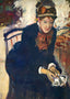 Portrait of Miss Cassatt, Holding the Cards 1876 by Cassatt Art Print (6 Sizes)