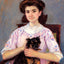 Portrait of Mie Louise Durand Ruel Art Print 1911 by Mary Cassatt (6 Sizes)