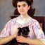 Portrait of Mie Louise Durand Ruel Art Print 1911 by Mary Cassatt (6 Sizes)