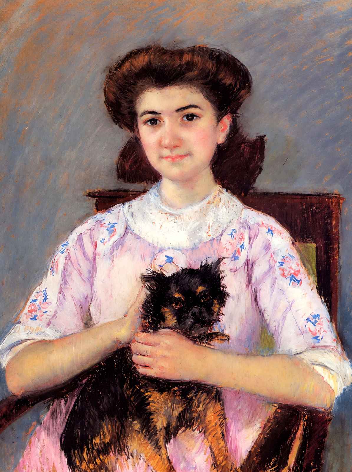 Portrait of Mie Louise Durand Ruel Art Print 1911 by Mary Cassatt (6 Sizes)