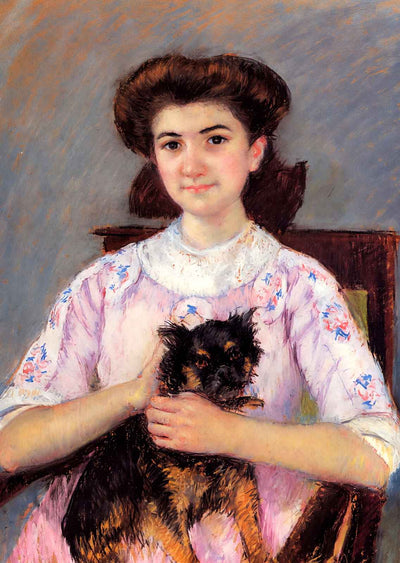 Portrait of Mie Louise Durand Ruel Art Print 1911 by Mary Cassatt (6 Sizes)