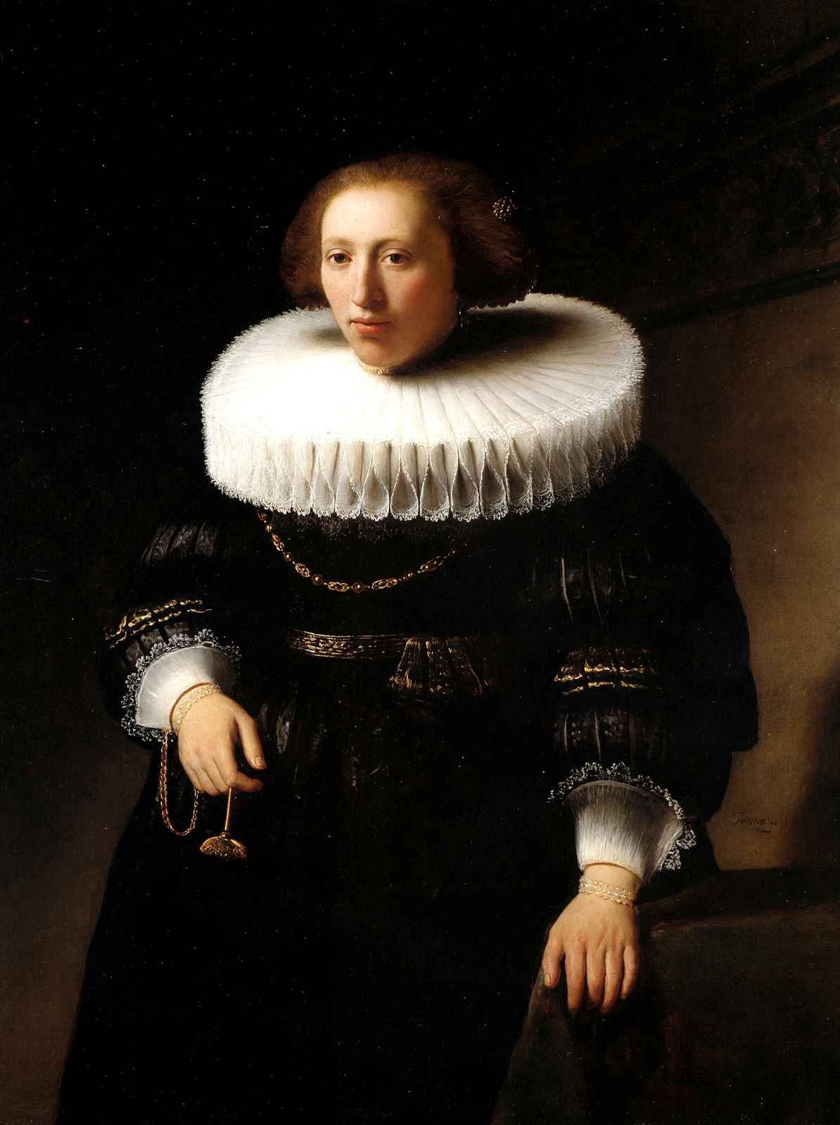 Portrait of a Woman Art Print 1632 Painting by Rembrandt (6 Sizes)