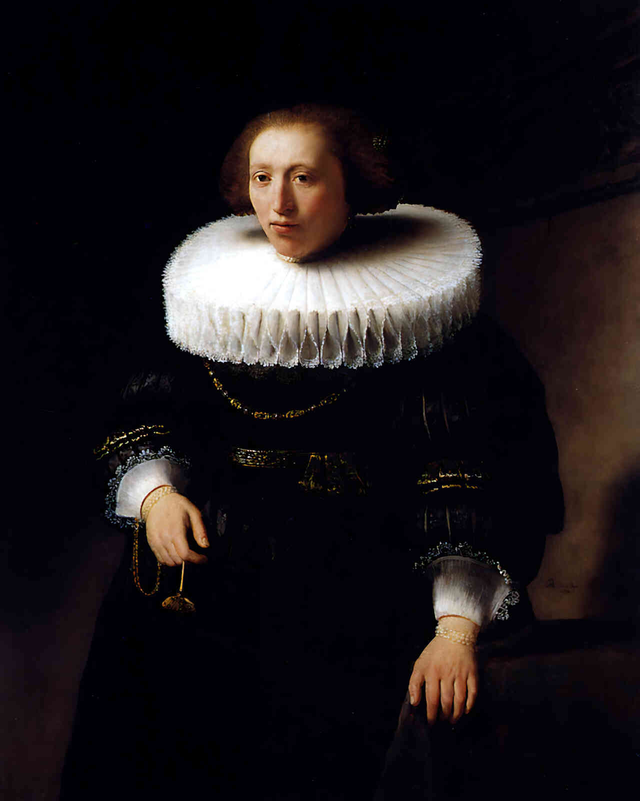 Portrait of a Woman Painting by Rembrandt 8x10" Art Print (Archival Paper)