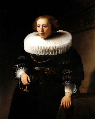 Portrait of a Woman painting by Rembrandt (1632)