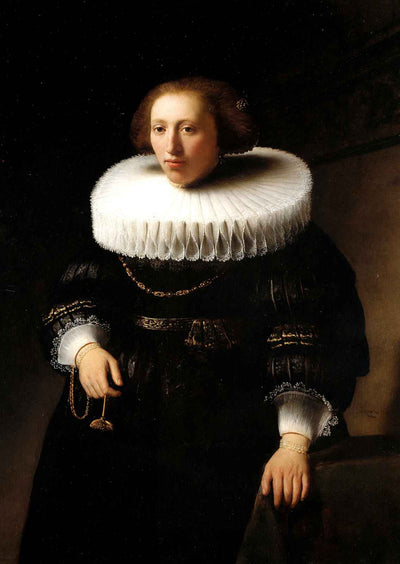 Portrait of a Woman Art Print 1632 Painting by Rembrandt (6 Sizes)