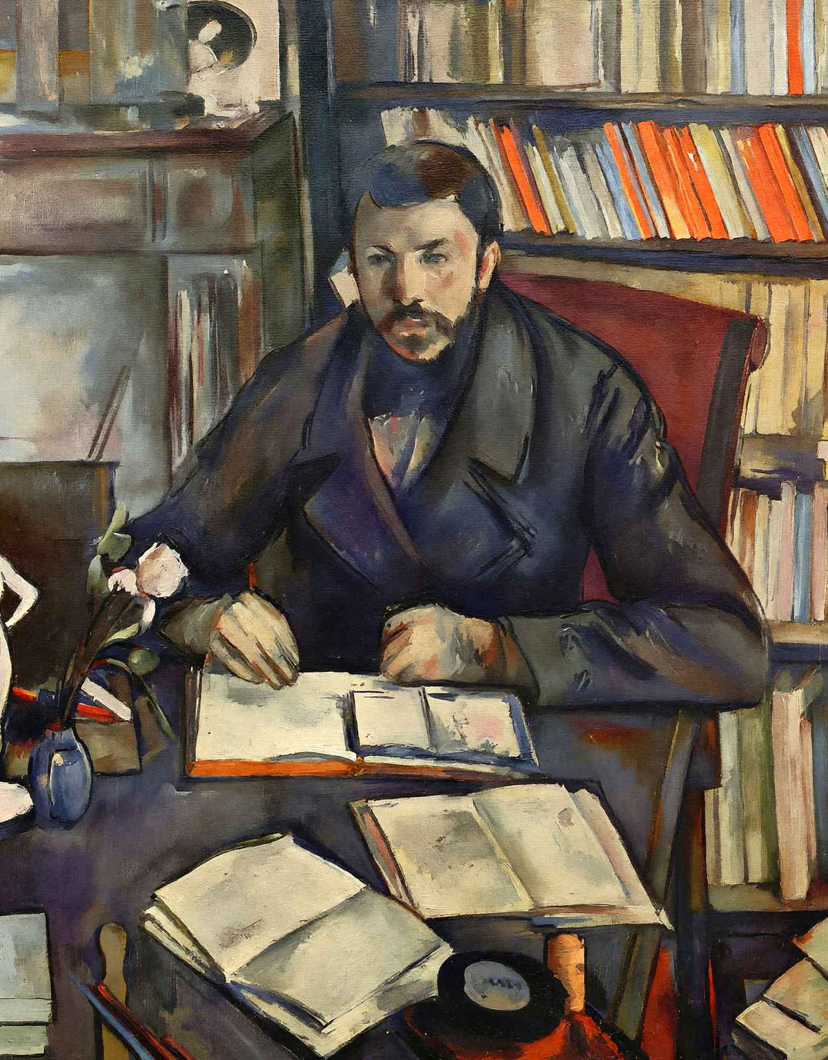 Portrait of Gustave Geffroy 1895 Painting by Paul Cezanne Art Print (6 Sizes)
