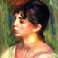 Portrait of a Young Woman 1876 by Pierre-Auguste Renoir Fine Art Print (6 Sizes)