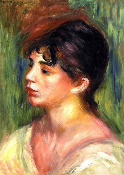 Portrait of a Young Woman 1876 by Pierre-Auguste Renoir Fine Art Print (6 Sizes)