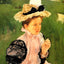 Portrait of a Young Girl 1900 Painting by Mary Cassatt Art Print (6 Sizes)
